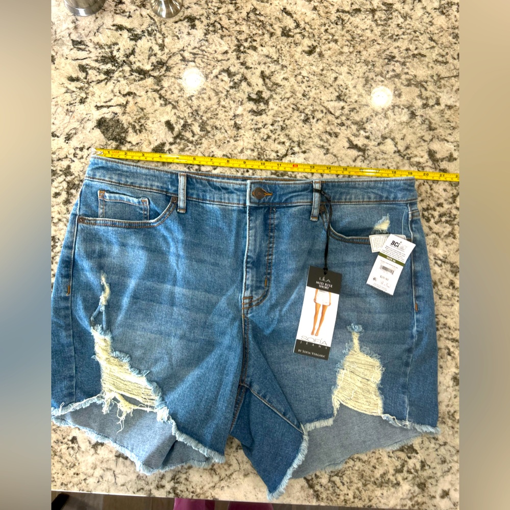 Sofia Jeans Lila Distressed Cute Shorts